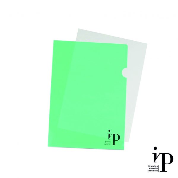 L Shape Plastic Folder